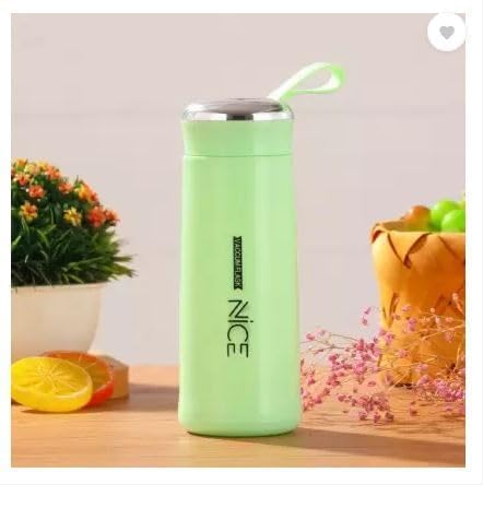 Nice Water Bottle 400ml pack of 2 | Leakproof Flask for Water, Coffee, and Tea |