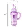 BPA-Free Stylish Water Bottle | 1300ml Fruit Detox Bottle for Girls,Kids (Multi Colour)