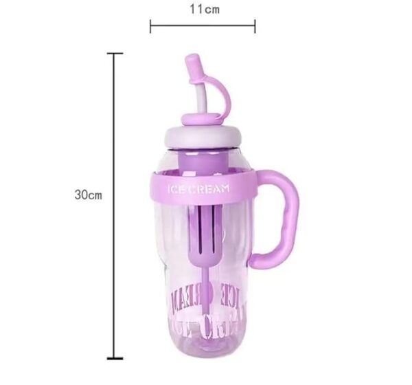 BPA-Free Stylish Water Bottle | 1300ml Fruit Detox Bottle for Girls,Kids (Multi Colour)