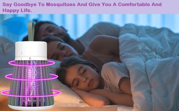 Eco Friendly Bug Zapper Mosquito Lamp Dual Mosquito Zapper Lamp Indoor Insect Trap Portable Killer Lamps (Mosquito Killer)