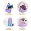 Version 1.0.0 EverySip Bottle Trio – Stylish, Motivating, Eco-Friendly | VibeHydrate Set – 2L, 700ml & 280ml BPA-Free Bottles