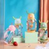 Sipper Water Bottle With Cartoon Designs for Kids and Toddlers, (BPA Free)