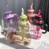 BPA-Free Stylish Water Bottle | 1300ml Fruit Detox Bottle for Girls,Kids (Multi Colour)