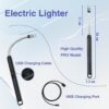 61DpDSQlkEL._SL1500_ USB Plasma Rechargeable Electric Gas Lighter for Kitchen, Candles, Pooja Room, BBQ, Multi Purpose