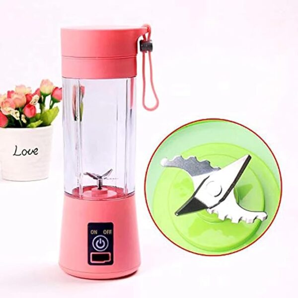 61KnISfOCQL._SX679_ 6 Blade Electric Mini USB Bottle Juicer Blender (Portable), Rechargable Hand Juicer Maker