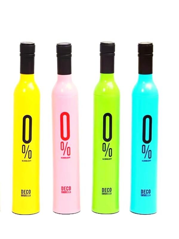 Umbrella Bottle Store (Daily Delight) Compact Manual Portable Umbrella for Men, Women, Girl, Kids with Bottle Cover