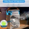 Air Cooler & Fan (Portable) | Speed Cooling, 3 In 1 Mini Air Condition | Ideal For Home, Outdoor And Offices (Silent Operation)