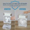 Air Cooler & Fan (Portable) | Speed Cooling, 3 In 1 Mini Air Condition | Ideal For Home, Outdoor And Offices (Silent Operation)