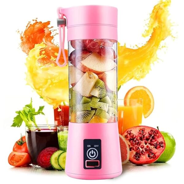 71KvGOe048L._SX679_ 6 Blade Electric Mini USB Bottle Juicer Blender (Portable), Rechargable Hand Juicer Maker