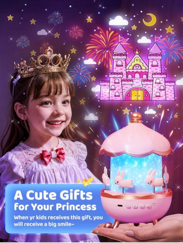 Version 1.0.0 360° Rotatable Cabin Projector Lamp | LED Night Lamp for domestic uses and Star Projector, USB Powered Birthday Gift for Kids
