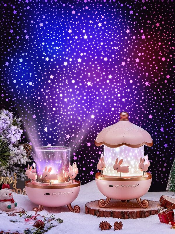 Version 1.0.0 360° Rotatable Cabin Projector Lamp | LED Night Lamp for domestic uses and Star Projector, USB Powered Birthday Gift for Kids