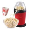 Hot Air Popcorn Popper Maker – Oil Free,16-Cup Capacity, Electric Popcorn Machine with Butter Melter & Measuring Cup, Fast Popping